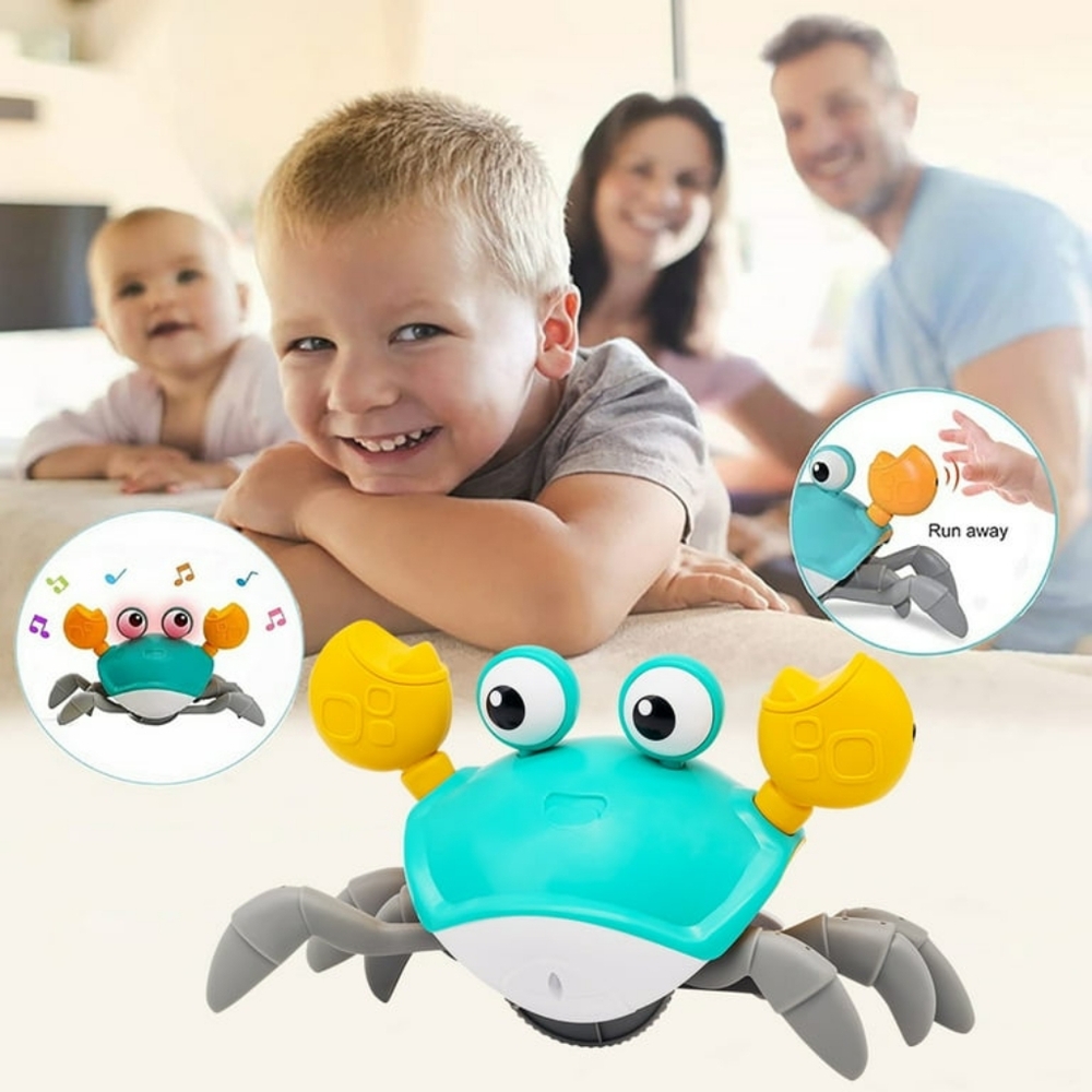 Crawling Crab Toy Lights Up And Plays Music